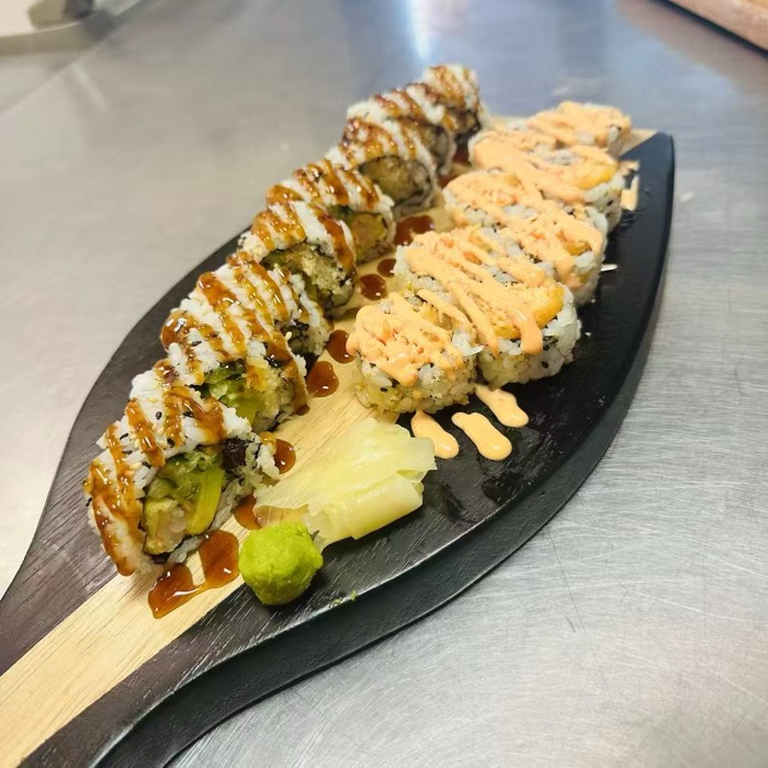 Dynamite Roll and Spicy Crab Roll